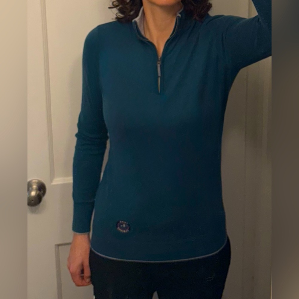 Essex Classics Trey Quarter-Zip Sweater - Equestrian
